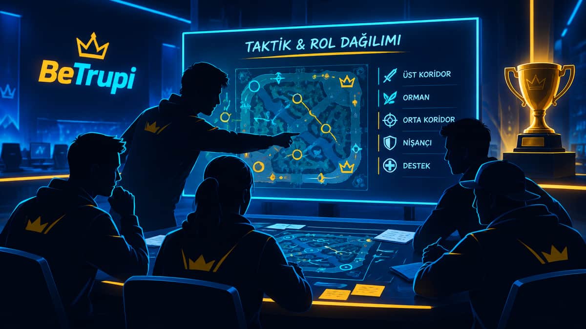 Amatör bir takımın turnuva öncesi strateji tahtası başında çalıştığını gösteren kapak görseli
